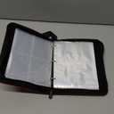 Trading Card Binder 4 Pocket with Zipper & Hand Strap, Holds Up to 400 Cards, PU Leather TCG Binder for Collectors, Red