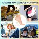 ZUCNANA Arch Support Inserts for Women Flat Feet (12 Pieces), Soft Gel Arch Support Insoles for Plantar Fasciitis, Reusable Arch Pads for Foot Pain Relief, One Size Fits Any