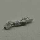 Royal Designs Flat Plug Extension Cord for Indoor & Outdoor, 6 ft Long, White, 3 Outlet Prong Grounded Wire UL Listed