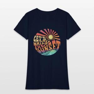 Lets watch the sunset T-Shirts, Size Small