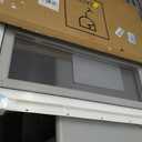 Vinyl Basement Hopper Window, 32" x 16" Bathroom Window with Double Pane Insulated Glass and Fiberglass Screen, White PVC Frame, Energy Efficient Replacement Window for Basement, Bathroom (White)