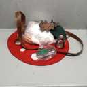 10 Pcs Halloween Mushroom Costume Women Renaissance Medieval Cosplay Accessory Dress Hat Fairy Elf Ears Belt Bag (Small/ Medium)