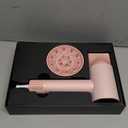 CONFU Hair Dryer, 110000 RPM Fast Drying Blow Dryer with Magnetic Diffuser and Concentrator, Professional Lightweight Ionic Hair Dryer for Women and Men (Pink)