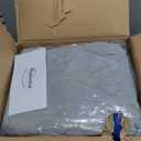 Hobestluk 3ft Bean Bag Chairs for Adults Large Beanbag Chair with Plush Faux Fur Cover Big Bean Bag Chair for Living Room Bedroom Dorm Office - Grey (36 x 36 x 22)