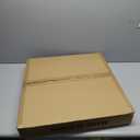 Wood Beaded Chandelier, LED Flush Mount Ceiling Light, Farmhouse Rustic Design, 2 Pack