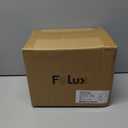 Battery-Operated Vintage Tulip Wall Sconce, RGBWCCT Rechargeable Bulb with 9 Colors, Tulip Smoke-Grey Glass and Brass Metal Frame, 90 Swivel Head, for Living Room Bedroom Hallway