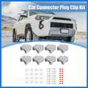 8 Set 2 Pin No.9098011875 Fuel Injector Connector Adapter Plug Clip Kit Replacement for Toyota Auto Accessories