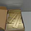 JOYIT Arch Wedding Table Numbers 1-20 with Stands 5" X 7" Acrylic Mirrored Gold Table Number Holders, Perfect for Wedding Receptions, Parties, Anniversaries, and Events