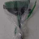 Eyliden Broom, Angle Broom with 57" Long Handle | Fit Heavy-Duty Cleaning, Also Works Well Fine Dust | Commercial Outdoor Indoor Sweeper for Courtyard Sidewalk Deck Kitchen Lobby Garage, Green