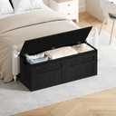 Hzuaneri 47" Rustic Storage Chest and Bench | 59 Gal | 330lb Seat, 15.7"D x 47.2"W x 19.1"H