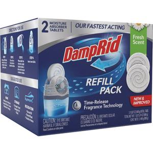 DampRid Fresh Scent Moisture Absorber Pack of 2 Solid