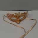 Hoshin Masquerade Mask, Mardi Gras Deecorations Venetian Masks for Womens (Rose Gold)