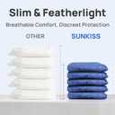 SUNKISS Ultra Thin Incontinence Underwear for Men, Mens Disposable Pull Ups, Fast Absorption & Leak Proof Protection, Moderate Absorbency, XLarge, Blue, 36 Count