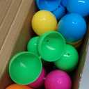 JOYIN 100 PCS 2.3" Easter Eggs, Empty Plastic Eggs Fillable Colorful Bright Eggshell Bulks for Easter Hunt, Filling Treats, Party Favor, Basket Stuffers, Classroom Prize Supplies