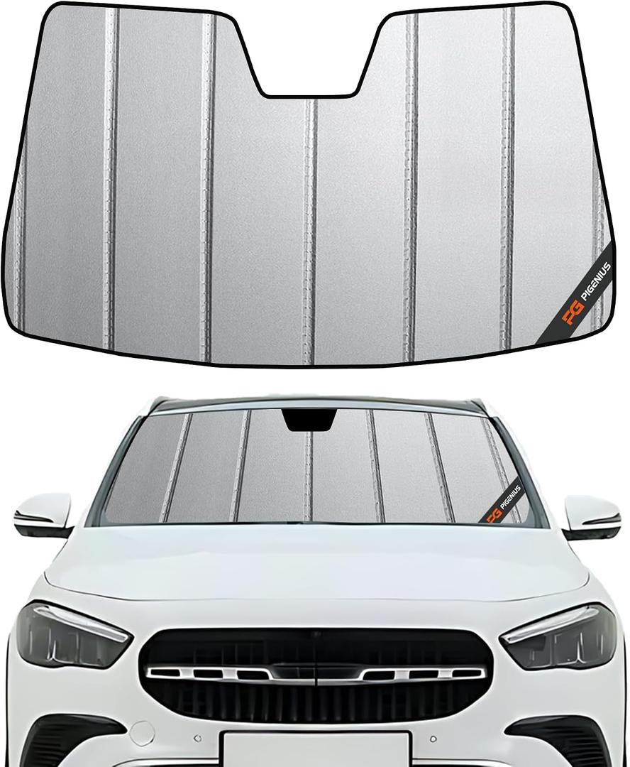 Pigenius Windshield Sunshade for Mercedes-Benz GLA 2021-2026 Front Window Sun Shade - Safeguard