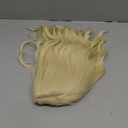 Platinum Blonde Wig for Kid Girls Short Light Blonde Side Part Wig Children Light Blonde Wavy Curly Wig Heat Resistant Synthetic Wig with Wig Cap