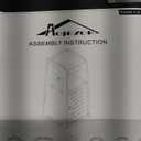 AOJEZOR Toilet Paper Holder Stand: Freestanding No Drill PVC Bathroom Storage for Apartment Renters -Protect Rental Deposit- Small Space Storage Solution