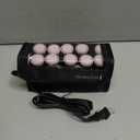 Remington Compact Ceramic Dual Voltage Hot Rollers for Long and Short Hair, Hair Setters, Hair Curlers, 1-1 " Purple/Black, 10 Piece Set