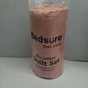 Bedsure Quilts Queen Size - Lightweight Bedspreads Queen Size with Basket Weave Pattern, Soft Quilt Bedding, Grayish Pink Comforter Coverlet for All Seasons (90" x 96")