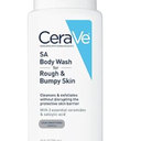 CeraVe Body Wash with Salicylic Acid, Fragrance Free Body Wash to Exfoliate Rough and Bumpy Skin, Allergy Tested, 10 Ounce