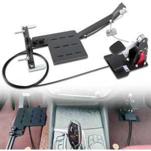 Passenger Side Controls Brake Pedal Assist Device Brake Pedal for Student Driver New Driver Learn to Drive a Car Training Brake (Passenger Side Brake Pedal+Base Bracket)