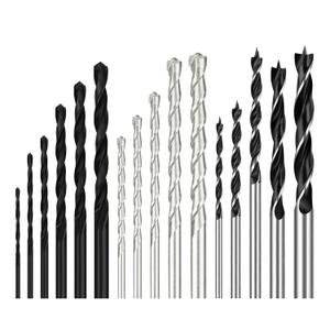 Drill Bit Set for Drill Drivers,HSS Steel,Carbon Steel,Alloy Drill Bits-5/64 to 3/8" for Metal, Plastics, Wood, Drywall-16pcs