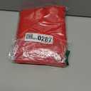 SpaceDresser Sheer Voile Window Treatment Rod Pocket Curtain Panels for Kitchen Bedroom Living Room Drapes Sunlight Filtering Privacy Semi Home Decor Assorted (Red, 52 W x 72 L)