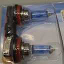 NEWBROWN H11 Headlight Bulb 5000K Super White Light Long Life Replacement PGJ19-2 12V/55W (H11, 2 Pack)