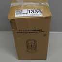 Small Table Lamp, Touch Control Table Lamp with Brushed White Oak Cage, Farmhouse Bedside Lamp 3-way Dimmable Nightstand Lamp Edison Lamp for Bedroom, Living Room, Hallway, Kitchen, LED Bulb Included