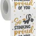 2026 Graduation Bathroom Decorations, Funny Toilet Papers for Congratulation Party Decor Supplies, Novelty Graduation Gift for Her Him, College, High School, PhD, Nurse, Law School | Novelty Design