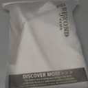 Laolitou Table Cloth Rectangle Linen Waterproof Textured White Tablecloth, Washable Wrinkle Free Spill Proof Fabric Tablecloths for Dining Table Farmhouse Kitchen Holiday, 52x70 Inch