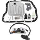 A500 A518 A618 46RE 47RE 48RE Transmission Filter Gasket Kit Fit for Dodge Ram 1500 2500 3500 Dakota Durango Grand Cherokee Jeep Chrysler 2000-up with Governor Pressure Sensor Solenoid 42RE 44RE