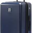 DKNY On the Go 25" Hardshell Lightweight Expandable Checked Luggage with Spinner Wheels,Navy