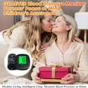 Blood Pressure Monitor Upper Arm Blood Pressure Monitors for Home Use with Adjustable Bp Cuff 8.7"-16.5", Backlit Screen, 2x99 Memory, Voice Broadcast and Battery Bp Machine, Easy to Use