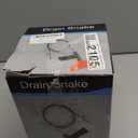 33 Feet Drain Snake Auger, Plumbing Snake Drain Hair Clog Removal Tool, Sink Unclogger Drain, Heavy Duty Toilet Snake Auger, Cleaner Tool for Bathroom Kitchen Tub Shower Drain Clog Remover with Gloves