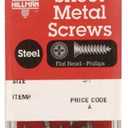 Hillman 10 in. x 1 in. L Phillips Flat Head Zinc-Plated Steel Sheet Metal Screws 10