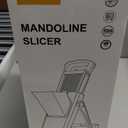 ONCE FOR ALL Upgrade Safe Mandoline Slicer Plus, Biger Size, Adjustable Vegetable Food Chopper Potato Fries Cutter, Detachable Blade, Kitchen Chopping Artifact, Gift (Black)