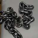 Zcaukya 2 Pcs Halloween Plastic Chain, 6 FT Halloween Props Fake Chains, Plastic Chain Links Creepy Costumes Accessories Haunted House Decor