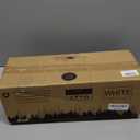 RICHER HOUSE 5 Set White Floating Shelves, Wall Mounted Shelves for Wall Decor, Modern Picture Ledge Shelf with Lip for Storage Nursery, Bedroom, Living Room, Bathroom - White