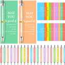 20 Set Thank You Gifts Bulk DSP Appreciation Gift Housekeeping Week Employee Inspirational Ballpoint Pens with Card for DSP Housekeeping Teacher Volunteer Coworker Nurse Office (Candy)