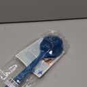 Bendable Long Handled Silicone Body Brush & Hair Scrubber - Bath Shower Back Brush, Shampoo Hair & Scalp Massager, Back Scrubber for Shower (Blue Sapphire)