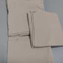 ECOCOTT Duvet Cover Set, 100% Washed Cotton Linen-Like Soft & Breathable, Durable Comfy Bedding Set for All Seasons (Khaki, Twin)