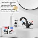 Bathroom Faucet Oil Rubbed Bronze GGStudy Bathroom Vanity Faucet Single Handle One Hole Bathroom Sink Faucet Basin with Cover Plate