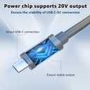 for Starlink Mini USB C Power Cable,Replacement for Starlink Mini USB C to DC Power Cable Work with 100W+ PD Source 18AWG Waterproof 16FT