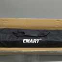 EMART Backdrop Stand 10x10ft(WxH) Photo Studio Adjustable Background Stand Support kit with 2 Crossbars, 8 Clamps, 2 Sandbags and Carry Bag for Parties, Events Decoration, Wedding, Photography