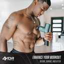 Muscle Percussion Massage Gun, Deep Tissue Vibration Massager, Rechargeable Handheld Stimulation, Ultra Quiet