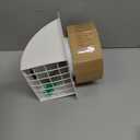 4 Inch Dryer Vent Cover Outside, HG Power Metal Exterior Vent Cover with Removable Screen & Cushioned Non-Return Flap, Air Wall Vent for House, Range Hood, AC, Opening Diameter: 3.81" White