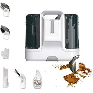 Portable Carpet Cleaner Machine, Upholstery & Spot Cleaner for Stains, Odors, and Pet Hair, Strong Suction for Carpets, Rugs, Car & Couches, White