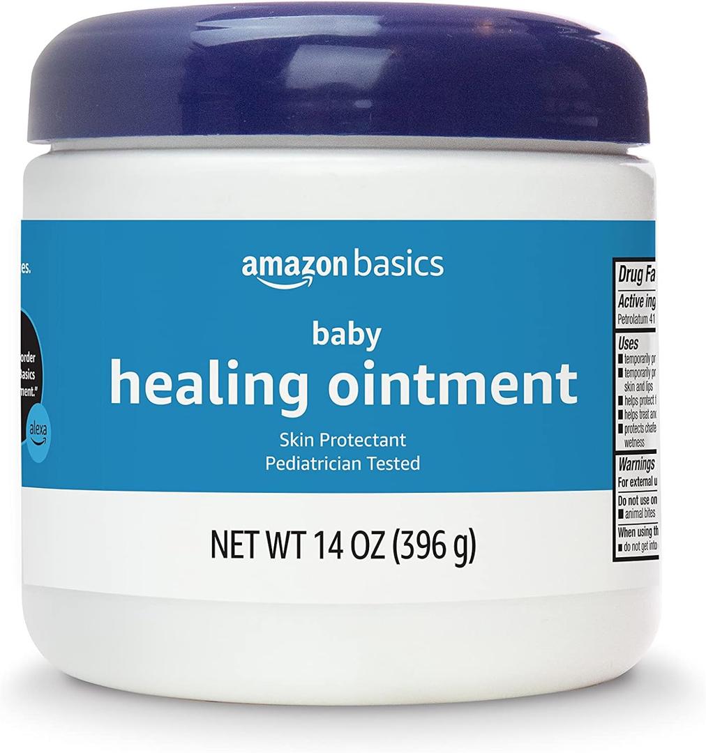 Amazon Basics Healing Ointment for Babies, Pediatrician Tested, 14 Ounce, 1-Pack (Previously Solimo) (14 Ounce (Pack of 1))