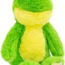 Worlds Softest Small Green Frog Stuffed Animal for Baby, Toddler, Kids- Colorful Froggy Plush Toy- Soft, Huggable Stuffed Frog- Adorable Toy Made from Kid-Friendly, Quality Materials